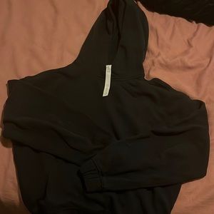 LuLuLemon NWT Black Relaxed cropped hoodie 4